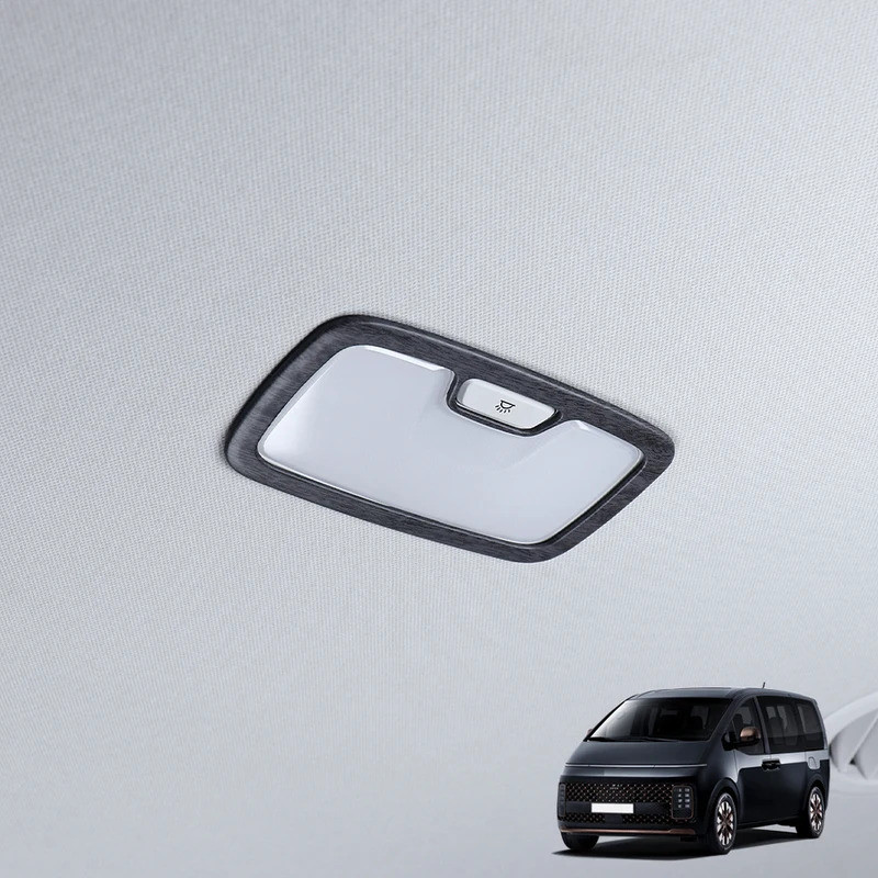 Sợi Carbon Hàng Phía Sau Đọc Sách Bật Lửa Bao Viền Cho Xe Hyundai Staria 2021-2026 Điều Chỉnh Xe Phụ Kiện Nội Thất