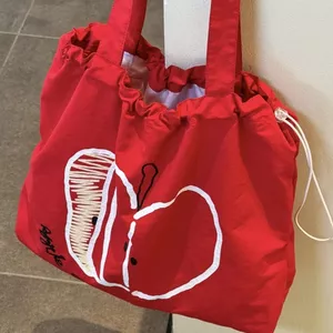 Mùa hè Nhẹ Dây Rút Lưng Sinh Viên Nhẹ Đi Lại Tất Cả Trận Đấu Một Vai Niche Dung Tích Lớn Tote Đơn Giản 26.4.27