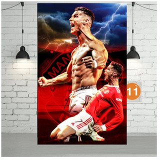 Poster Cầu Thủ Bóng Đá Nổi Tiếng Ronaldo (CR7) Khổ Lớn dán tường