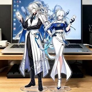 Yaoguang Jing Yuan ChaPanda Anime Hình Honkai Ngôi Sao Đường Sắt Đồ Chơi Nhân Vật Người Phụ Nữ Hoạt Hình Hành Động Đứng Mô Hình Búp Bê Đồ Chơi Acrylic Quà Tặng