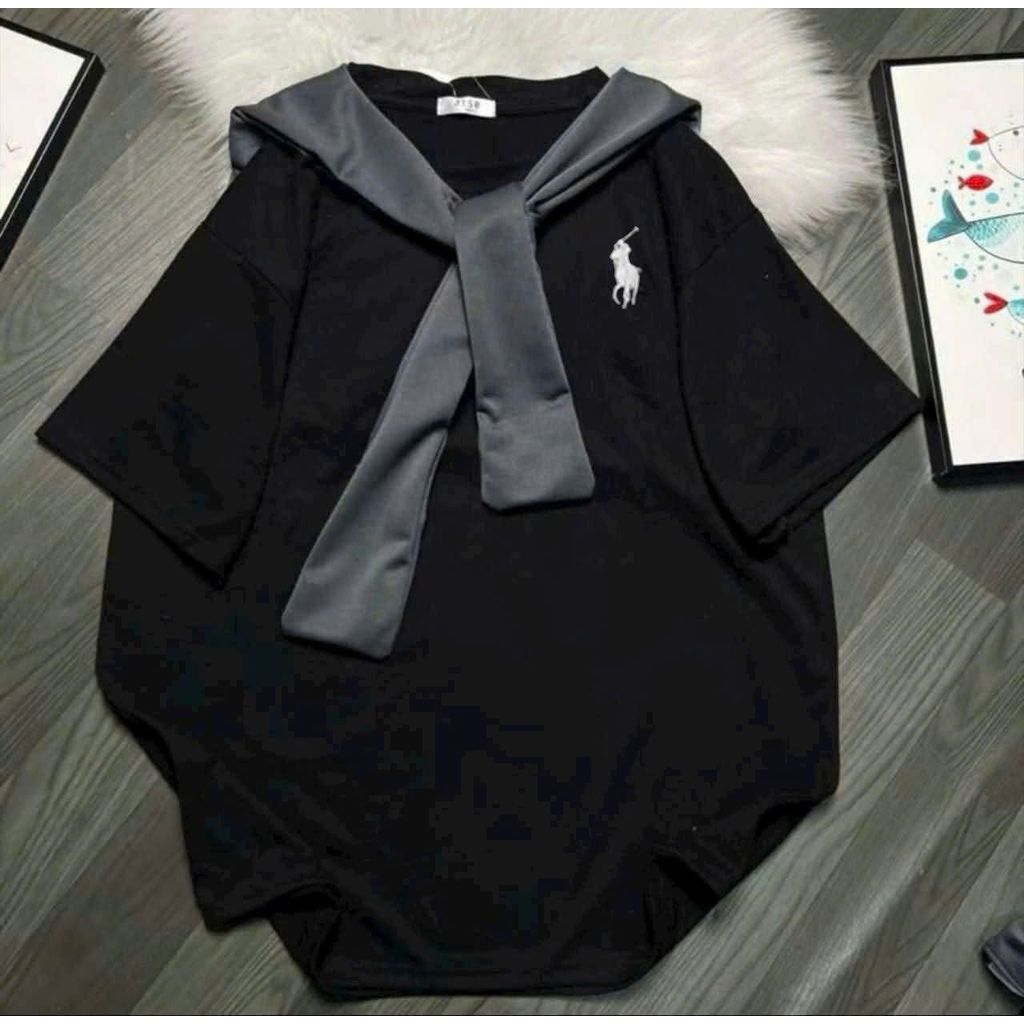 "Bộ quần ống loe dài và áo phông unisex XU KA mới, thời trang trendy cho nữ."