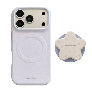 [Sheren] Ốp Điện Thoại Đế Ngôi Sao Tím Thích Hợp Cho i17 16 15 14 13 12 11 pro max Vỏ Bảo Vệ Chống Sốc