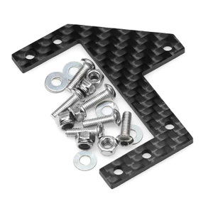 Tấm gắn Servo bằng sợi Carbon cho Tamiya CC01 CC-01 RC Xe nâng cấp các bộ phận phụ kiện