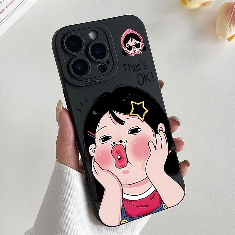 Ốp lưng iPhone Vỏ máy ảnh silicon mềm chống sốc Little Girl - iP 7/8/X/XS/XR/11/12/13/14/15/16/17/Plus/Air/Pro/Max