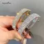 AqToCna Tinh Tế Kim Cương Giả Kẹp Tóc Cho Người Phụ Nữ Thời Trang Phụ Kiện Tóc Kim Cương Giả Đuôi Ngựa Kẹp Tóc Mũ Đội Đầu Tóc Barrettes AqToCna