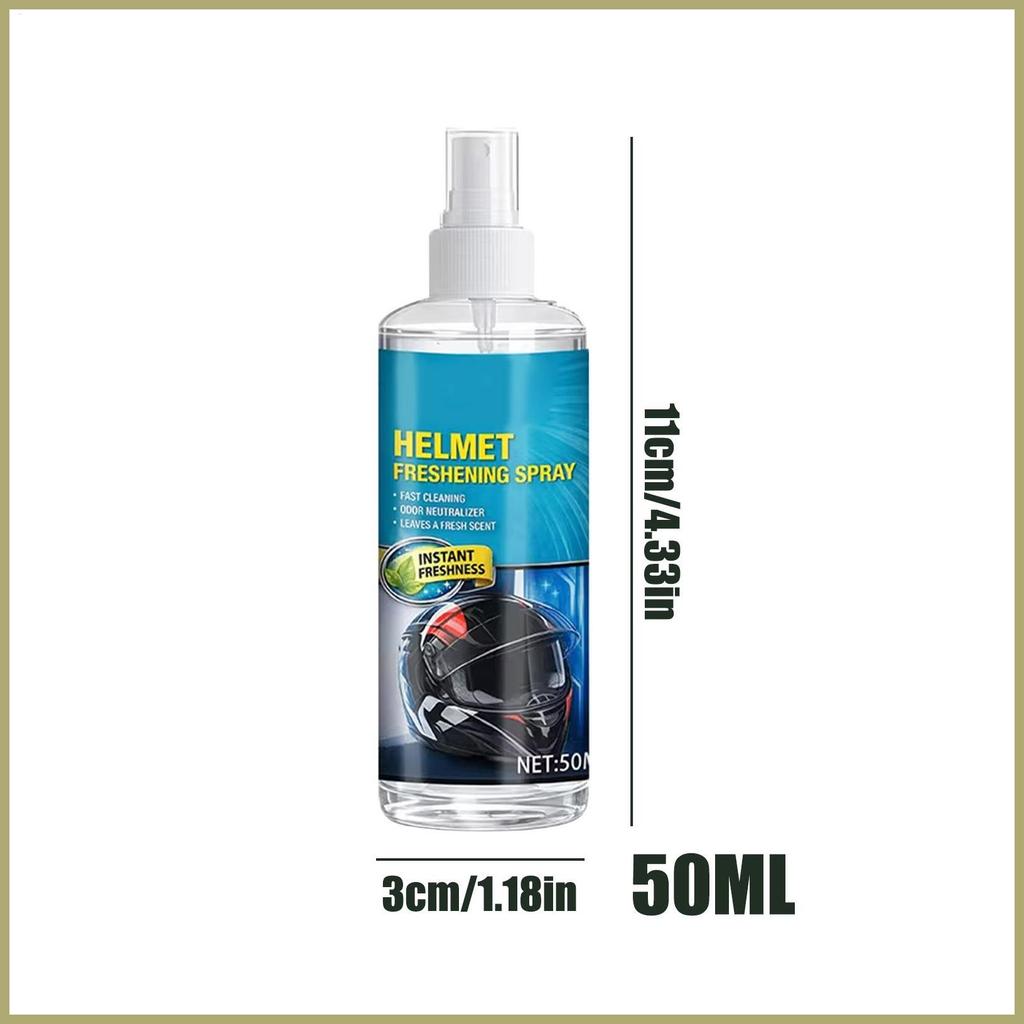 Xịt làm sạch mũ bảo hiểm 50ml di động cho xe máy điện abrtedvn