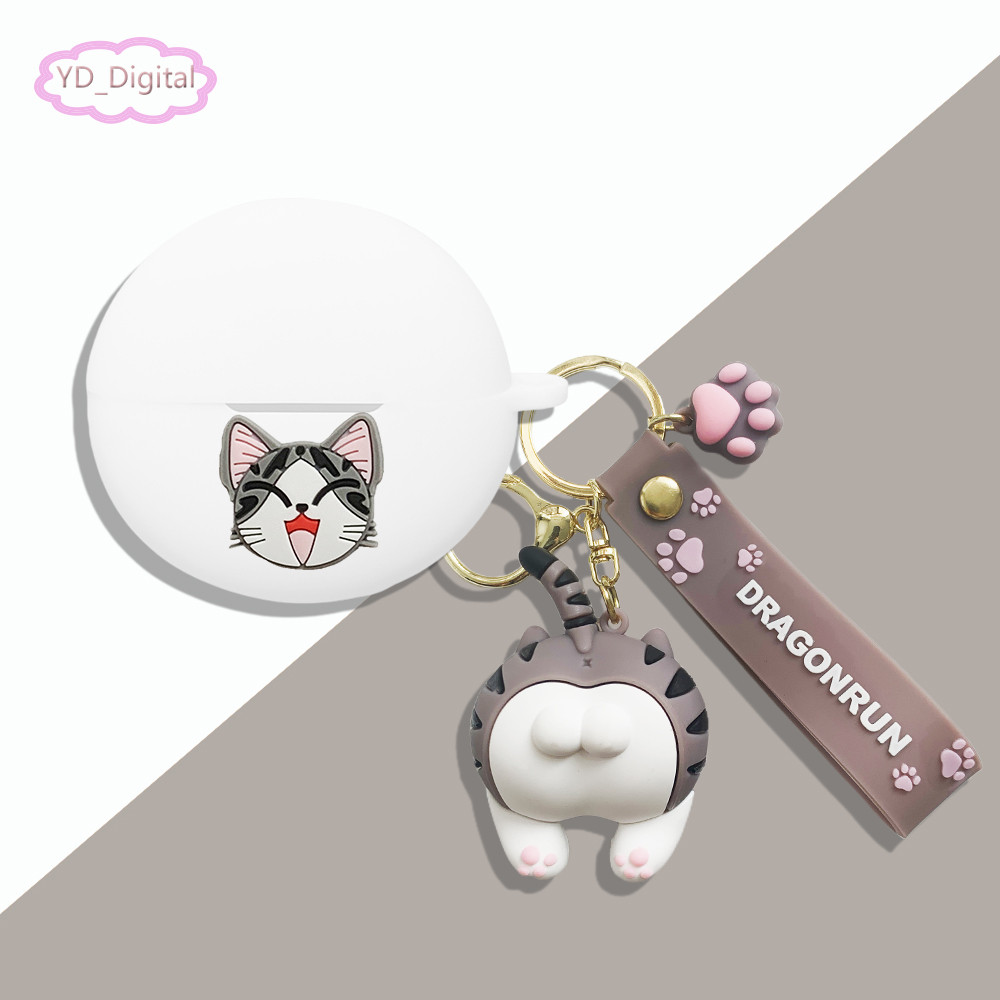 Dành Cho Oppo Enco Clip 2 Vỏ Tai Nghe Hoạt Hình Dễ Thương Vỏ Silicon Bảo Vệ Vỏ Mềm Vỏ Tai Nghe Tay Chống Trầy Xước Vỏ Bảo Vệ Có Mặt Dây Chuyền