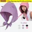 ESSENCEH Mũ Quỷ Nhỏ, Mũ Chui Đầu Phối Ren Màu Trơn, Phong Cách Chui Đầu Dễ Thương Khăn Choàng Nhanh Khô Hình Mũ Khăn Trùm Đầu Sử Dụng Hàng Ngày