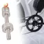 Bộ dụng cụ tháo giá đỡ dưới cùng với bộ công cụ sửa chữa xe đạp kéo quay cho xe đạp lỗ vuông