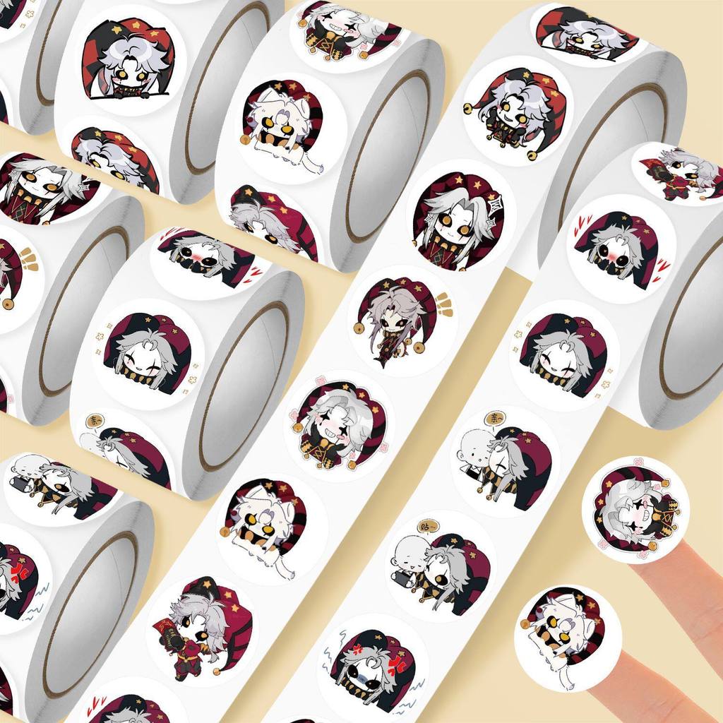 500 Chiếc Roll The Freak Circus‌ Pierrot Harlequin Nhân Vật Dán Cho Thêu Sò Nhật Ký Notebook Laptop Đề Can Trang Trí