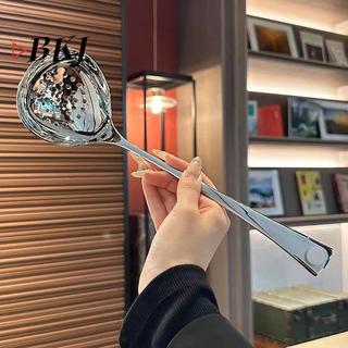 [KJ] Muỗng súp tay cầm dài bằng thép không gỉ Bộ đồ ăn nhà bếp Lẩu [Mới]