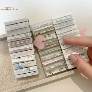 TRTR Hoạt Hình Di Động Chuyển Móng Tay Giấy Hộp Bảo Quản Người Tổ Chức Dung Tích Lớn Màn Hình Đứng Cho Móng Tay Nghệ Thuật Nhà Salon VN