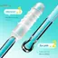 TRTR Đôi Đầu Stiy Ear Swabs Pi Có Thể Tái Sử Dụng Dụng Dụng Cụ Tẩy Sáp Tai Silicon Mềm Dụng Cụ Tẩy Ráy Tai Cho Người Lớn Tuổi Trẻ Em VN