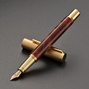 Bút Viết 98576 / Daming Tip Bút Đài Phun Nước 139X12mm Kinh Doanh Acrylic Bút Chủ Thư Pháp Thực Hành Thư Pháp Bút Máy Kim Loại 26