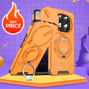 Vỏ Giáp Giá Đỡ Cho Xiaomi POCO M8 POCOM8 Pro 5G Vỏ Điện Thoại Trượt Camera Bảo Vệ Vỏ Cứng Chống Sốc Mi POCOM8Pro Poko M8Pro 2026