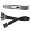 Bo Mạch Chủ Bên Ngoài Công Tắc Nguồn Cáp Nối Dài HDD LED Khởi Động Nút Cho Vỏ PC Khung Xe Cho PCI Baffle