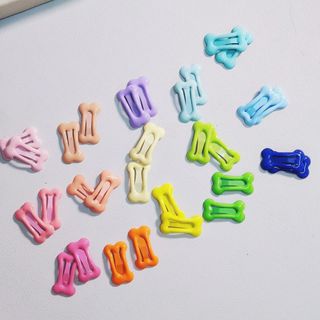 Bộ kẹp tóc hình xương - Kẹp BB đầy màu sắc cho bé gái - 3 cái mỗi gói