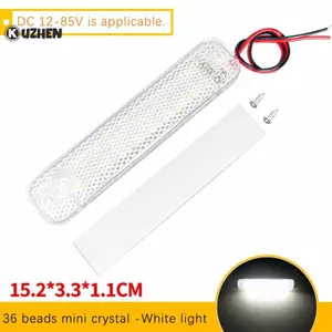 Đèn LED vòm ô tô KUZHEN 36LED 12V-85V Tru Đèn nội thất có công tắc Đèn trần đọc sách ban đêm cho RV Motorhomes Marine HOT