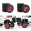 4 Bánh xe RC cao su 71 * 25mm 5mm Hex MN99S cho MN98 MN82, WPL C24-1 B36 D12 C64 D74-1 Nâng cấp xe địa hình, Lốp RC hiệu suất cao 70mm
