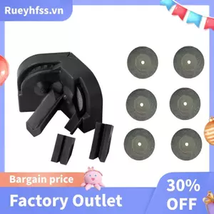 Dụng cụ mài mũi khoan đa chức năng màu đen với 6 bánh mài