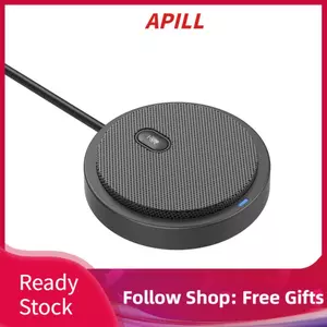 apill UM02 USB Micrô điện dung đa hướng Mic dành cho cuộc họp Hội nghị kinh doanh Máy tính để bàn Máy tính xách tay PC Trò chuyện bằng giọng nói Trò chơi điện tử Phát sóng trực tiếp Thu âm thanh