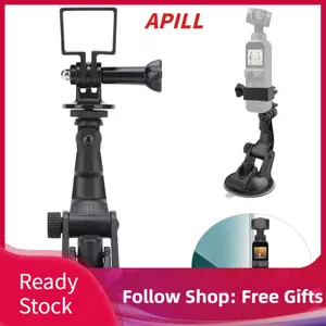 apill Acouto Camera Gắn Trên Ô Tô Gió Hút A cho Osmo Kết 2 ABS Đế Win Phụ Kiện Kính