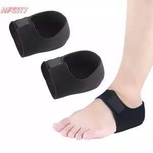 HFSHY 1 Cặp Miếng Lót Gót Silicon Hấp Thụ Sho Giảm Áp Lực Chân Dây Có Thể Điều Chỉnh Để Ngăn Trượt Đế VN