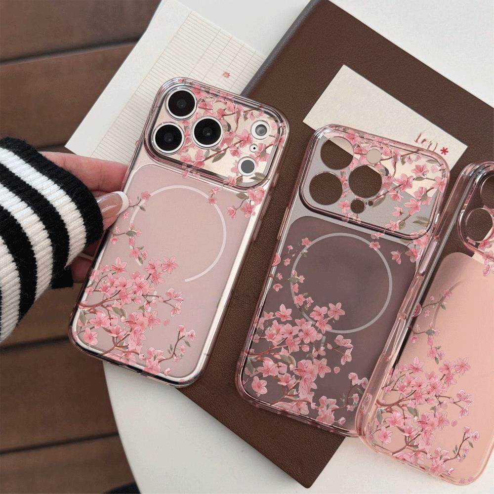 Hoa anh đào Ứng dụng iPhone17 trường hợp 16 hàng ngày 1514/1312p dễ thương xr sáng tạo