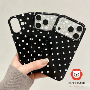 Ốp Lưng Cho Iphone Air 17 11 12 16 13 15 14 Pro Max 16 7 14 15 8 6s Plus XR Bìa mềm chấm bi đơn giản thời trang