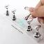 FAVORITEGOODS 5 Cái Chân đế thực hành đầu móng tay giả, Giá đỡ nghệ thuật móng tay từ tính nhiều màu DIY, Đế pha lê có thể tái sử dụng Dụng cụ làm móng tay