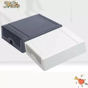 NOTE1 Vỏ Chống Thấm Nước Dự Án ABS Nhựa Đen / Trắng Bộ Điều Khiển PLC Nhà Ở Dụng Cụ