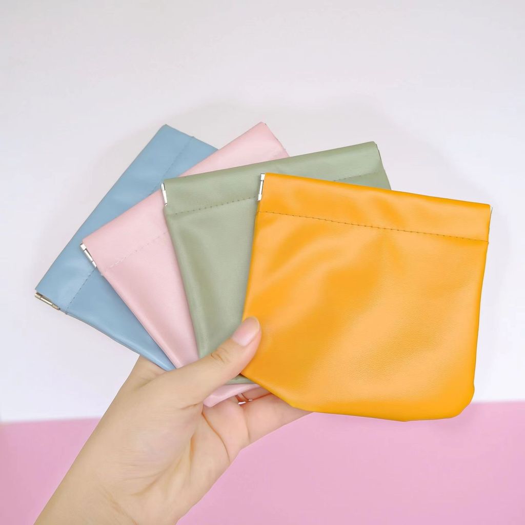 【Roshy】túi đựng mỹ phẩm xách tay Túi đựng son môi chống nước túi đựng cáp dữ liệu đóng tự động.