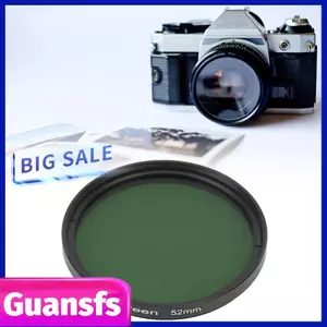 Guansfs Bộ lọc ống kính máy ảnh guansfs độ phân giải cao Độ phản chiếu thấp 52mm có ngăn màu xanh lá cây