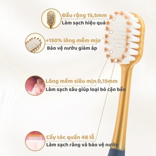 [COMBO 2] Set 6 Bàn Chải Đánh Răng Hàng Nội Địa Trung Lông Siêu Mềm, Làm Sạch Sâu Đánh Sạch Mảng Bám