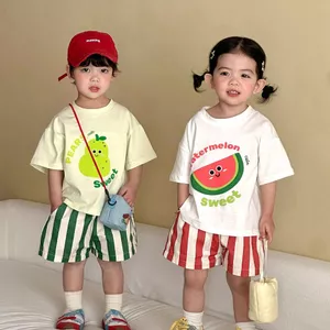 Trẻ Em Mùa Hè Phù Hợp Với Cotton Nguyên Chất 2026 Phong Cách Mới Mùa Hè Quần Áo Bé Trai Áo Thun Tay Ngắn Quần Short