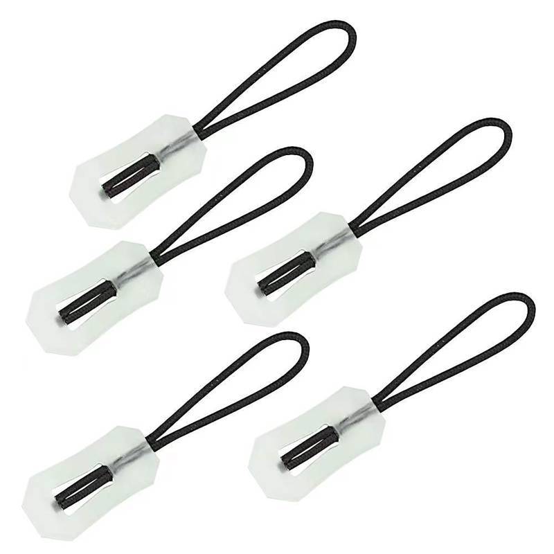 Dây Kéo Dạ Quang Phát Sáng - 5 Chiếc/Bộ, Thích Hợp Cho Áo Khoác Và Lều Sử Dụng Ngoài Trời