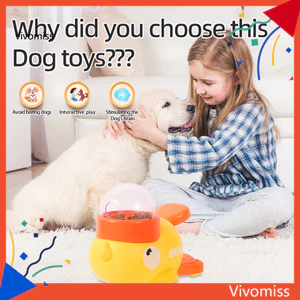 Hộp đựng thức ăn chậm hình con vịt cho chó nhỏ vừa – Bát tập vui nhộn để cải thiện thói quen ăn uống và kích thích tinh thần Bộ nạp câu đố cho chó