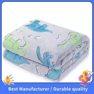 Chăn khủng long cho bé trai, Chăn phát sáng trong bóng tối cho trẻ em, Chăn cho bé trai, Quà tặng khủng long cho bé trai / trẻ em (A) Dễ sử dụng