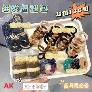 Set 136/137 Chun Buộc Tóc - Dây Chun Cột Tóc Các Loại, Dây Co Giãn Không Đường May Sang Chảnh