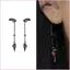 Kẹp tai goth chủ đề động vật màu tối - phụ kiện thời trang unisex