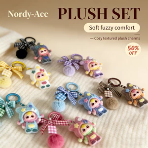Plush Doll Keychain Soft Backpack Pendants Car Hanging Ornaments