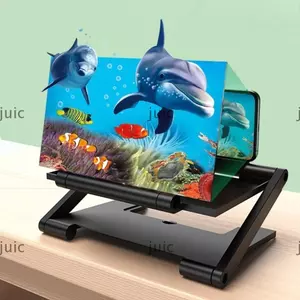 Kính lúp điện thoại di động JUIC, Bộ khuếch đại màn hình điện thoại di động gấp màn hình phóng to, Kính lúp phóng to màn hình đa chức năng HD