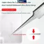 MAKY Nhíp Light Blahead Blemish Pimples Removal Pointed Bend Head Dụng cụ chăm sóc da mặt Máy hút mụn VN