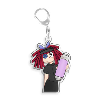 For The Amazing Digital Circus caine Jax Pomni Ragatha Gangle Acrylic Selfmade Cute Cartoon Anime Keychain Pendant Toy