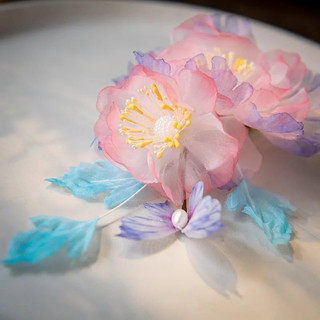 Hanfu Bướm Giả Mũ Phong Cách Cổ Điển, Kẹp Tóc Hoa Cổ Tích cho Nữ