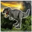 TAKARA TOMY Ania Jurassic World T-Rex (Rebirth of the Earth Ver.) Animal Dinosaur Toy for Ages 3 and Up