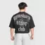 Áo thun cổ tròn Unisex Vintage Series với họa tiết thể dục và thể hình cổ điển, mềm mại