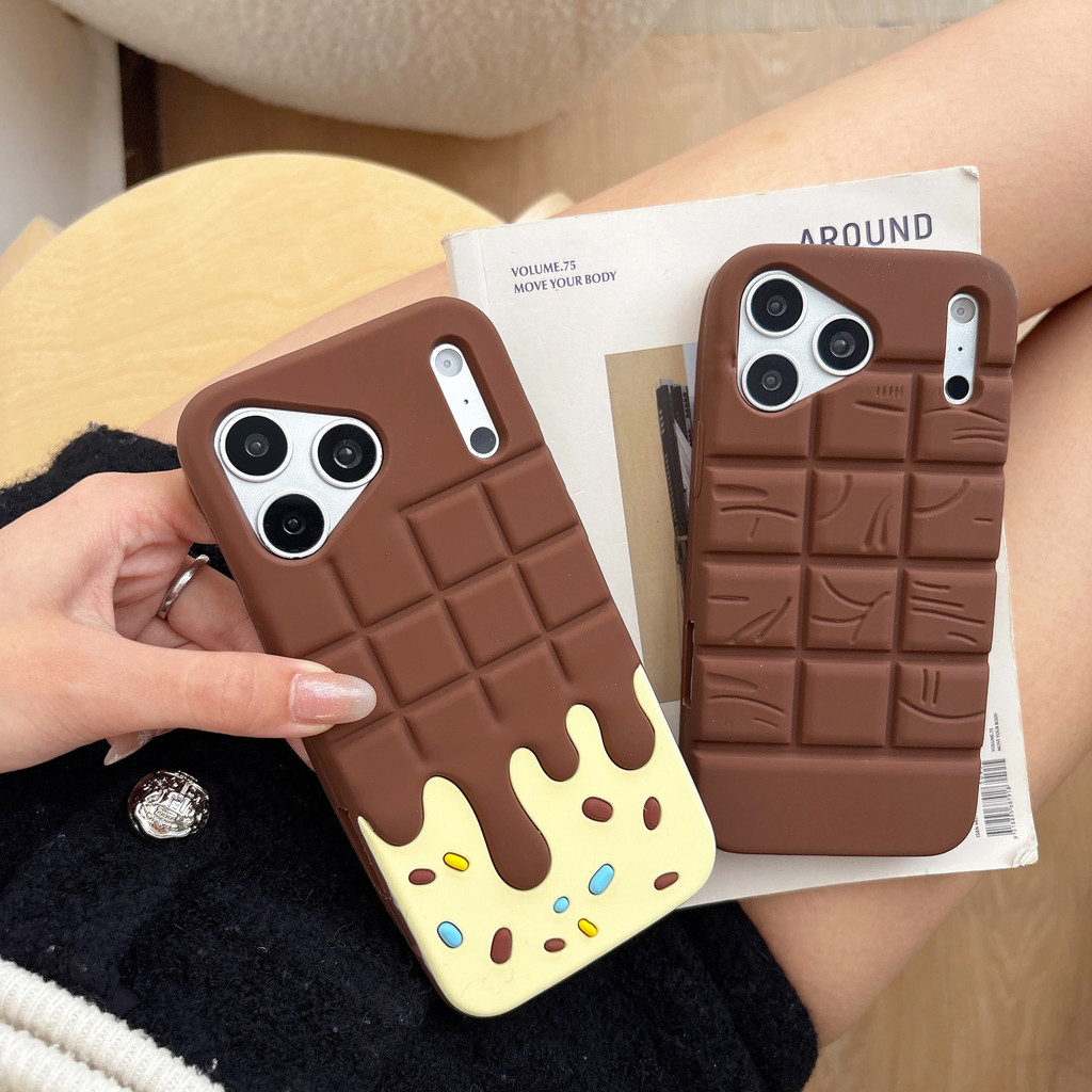 Sáng Tạo Mô Phỏng Kẹo Chocolate iphone17 Apple 16 Thích Hợp Cho 14 / 15pro max Ốp Điện Thoại Chống Sốc 13
