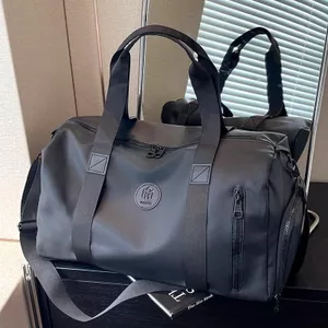 Túi Du Lịch Đường Ngắn Phong Cách Mới Unisex Cầm Tay Túi Hành Lý Khô Ướt Tách Thể Thao Túi Tập Gym Túi Di Động