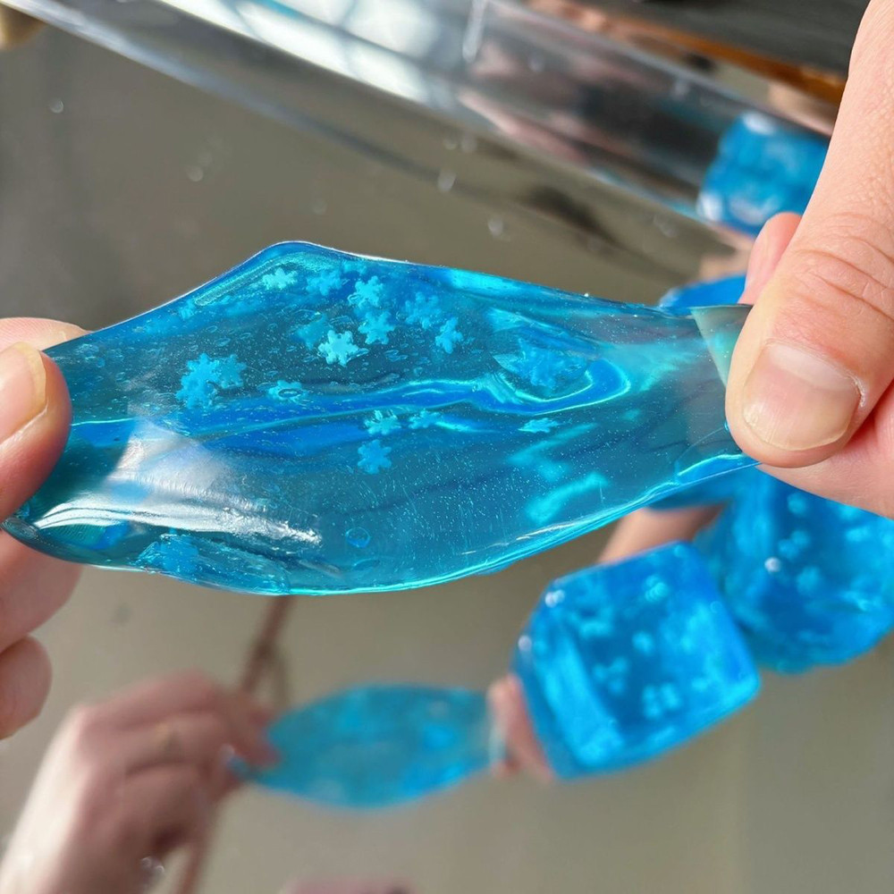 Bông Tuyết Đá Viên Squishy Bóp Đồ Chơi Chậm Cảm Giác Thần Tài Đồ Chơi Đá Mềm Giảm Căng Thẳng Bóp Đồ Chơi Thanh Thiếu Niên Đồ Chơi Quà Tặng